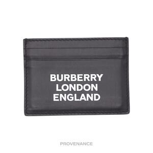🔴 BURBERRY LONDON ENGLAND Card Holder Wallet - Black